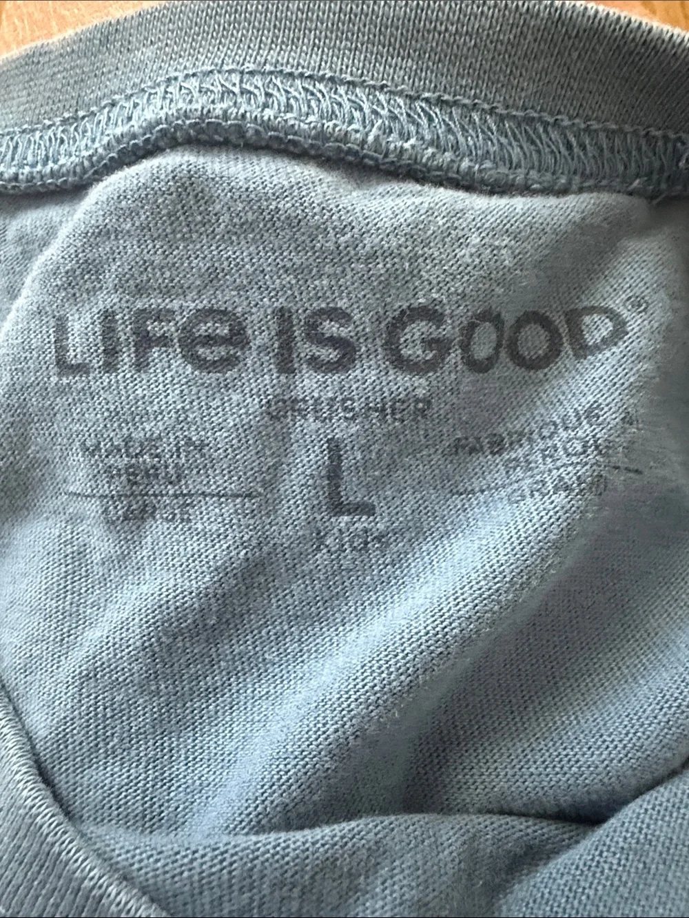 Life Is Good Blue Kids' Horse Graphic Tee